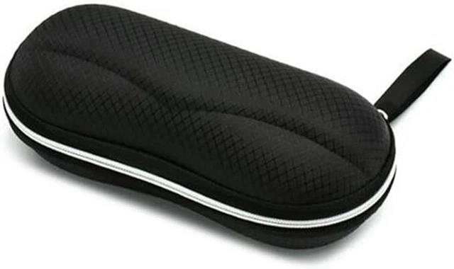 SAFIGLE 3 Pièces Étui Lunettes Rigide Grain PU Et Protection