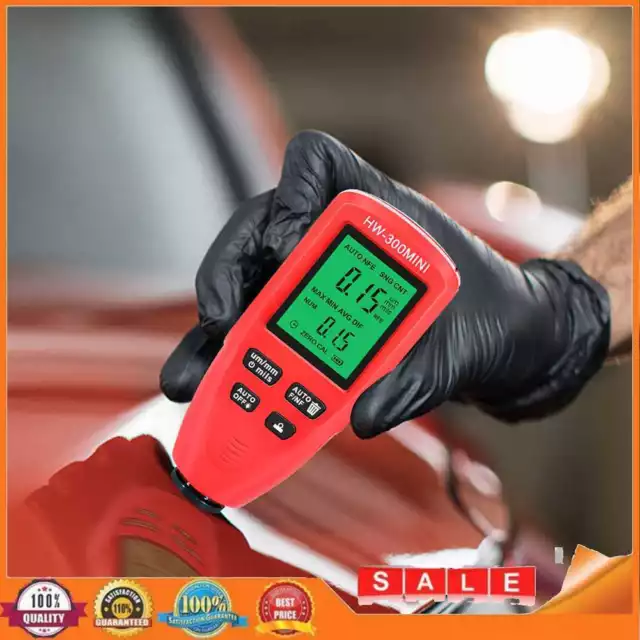 HW-300MINI Car Coating Thickness Measurer Digital Portable for Cars Auto Vehicle