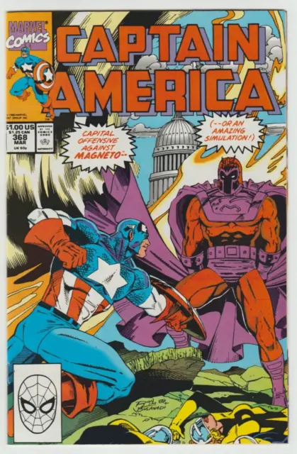 Captain America #368 March 1990 Marvel Comic Magneto