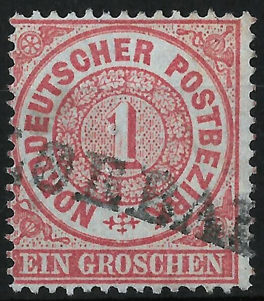 Sachsen 1869 : L1 LOEBAU nachverwend. auf NDP MiNr. 16 : SachsenStempel