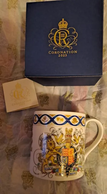 Royal Collection Trust - Coronation Coffee Mug - Bone China 22carat Gold Gilding