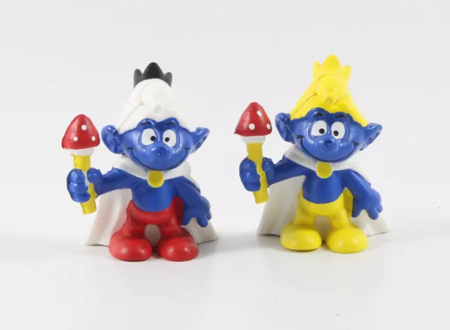 Schlumpf Schlümpfe === 2.0074 == 2 x König / smurf king