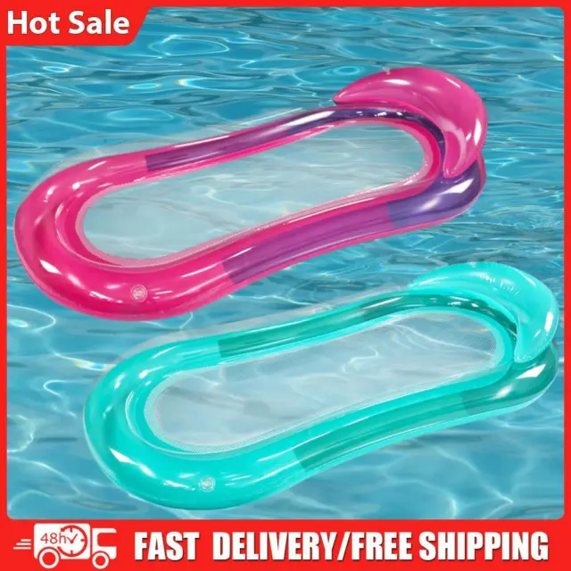 PVC Lounger Floating Toys Durable Inflat Air Mattress Waterproof for Summer Pool