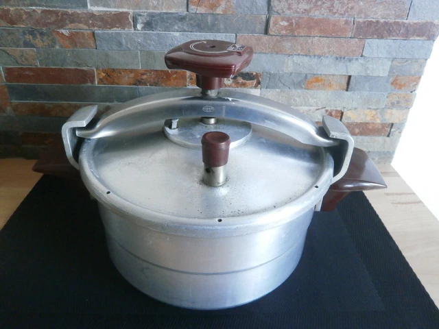 Cocotte Minute SEB 10 Litres Inox Modèle Ancien Vintage 1973