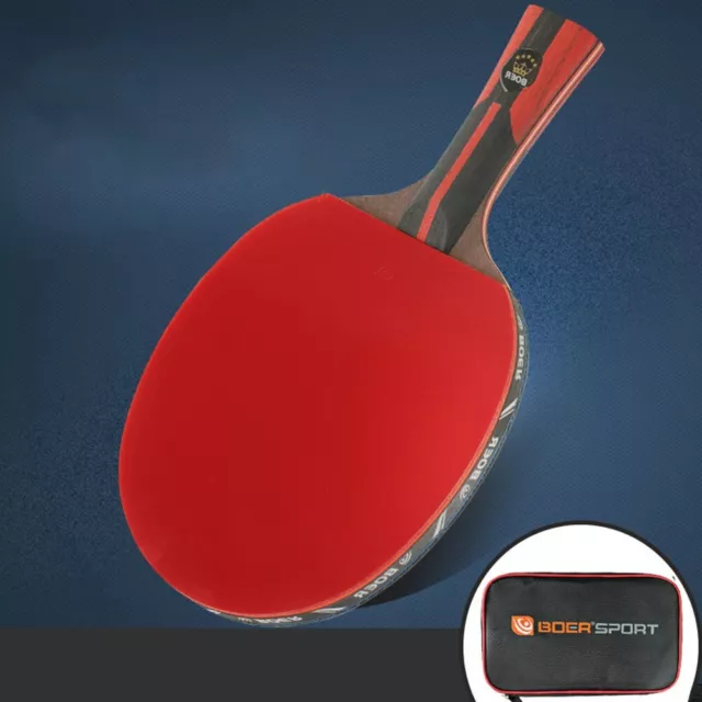 Type d'attaque arc de chauve-souris absorbant la sueur bois ping-pong avec arc d