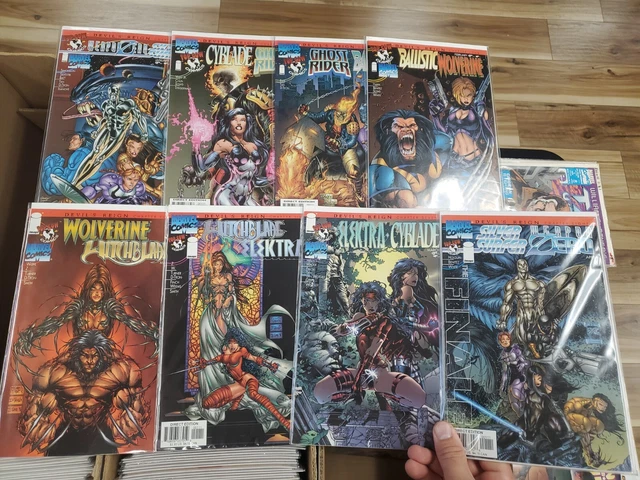 SILVER SURFER WEAPON ZERO: 1-8 COMIC LOT WildStorm TOP COW MARVEL