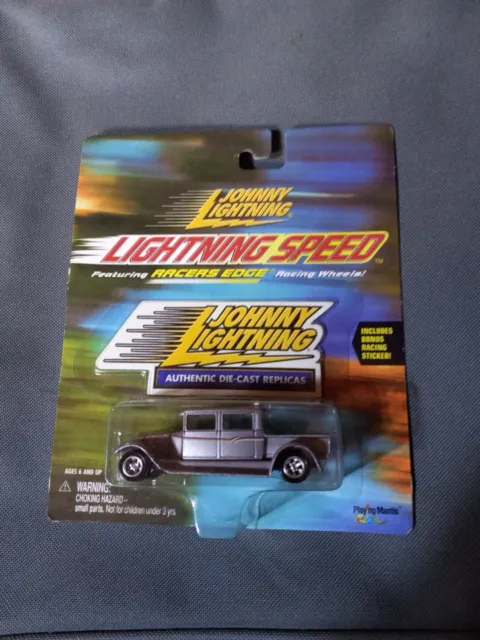 Johnny Lightning 1929 Ford Crew Cab Pickup Lightning Speed Diecast 1:64