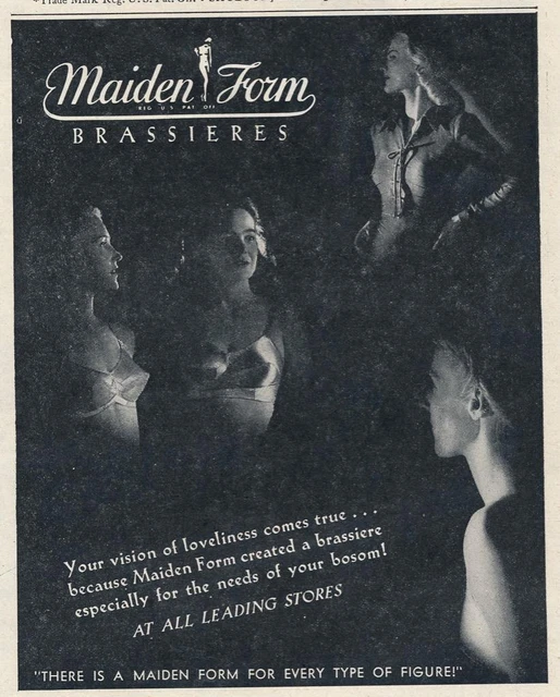 Magazine Ad - 1943 - Maiden Form Bra's - World War II - (#3)