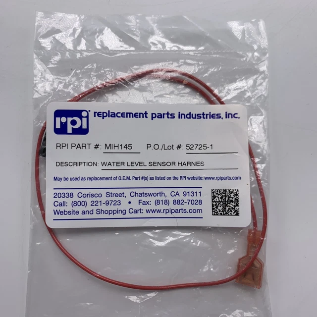 Midmark Ritter M11 M9 Water Level Sensor Harness MIH145 OEM Part #015-1552-00