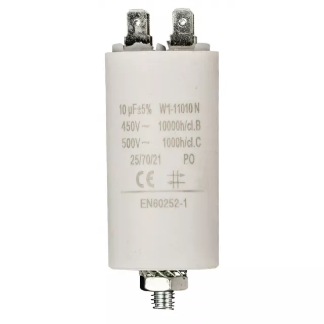 FIXAPART Condensateur 10.0uf / 450 v à Cosses Condo 10mf