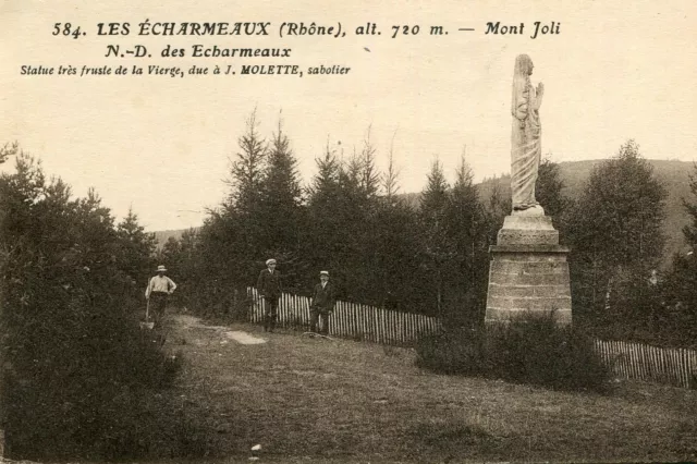 POULE LES ECHARMEAUX Mont Joli Notre Dame des Echarmeaux Statue Vierge