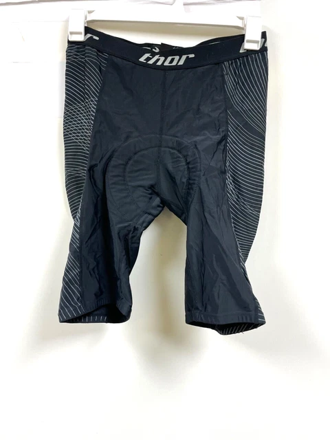 Thor Mens Black Cycling Shorts - Size XL