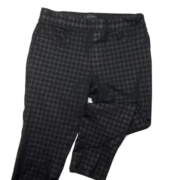 Sanctuary x Anthropologie Pants Pull-On Leggings High Waist Houndstooth Women L