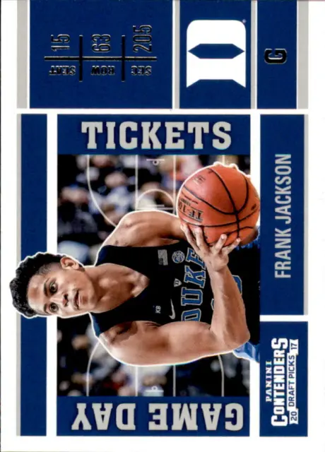 2017-18 Panini Contenders Draft Picks Game Day Tickets #22 Frank Jackson - NM-MT