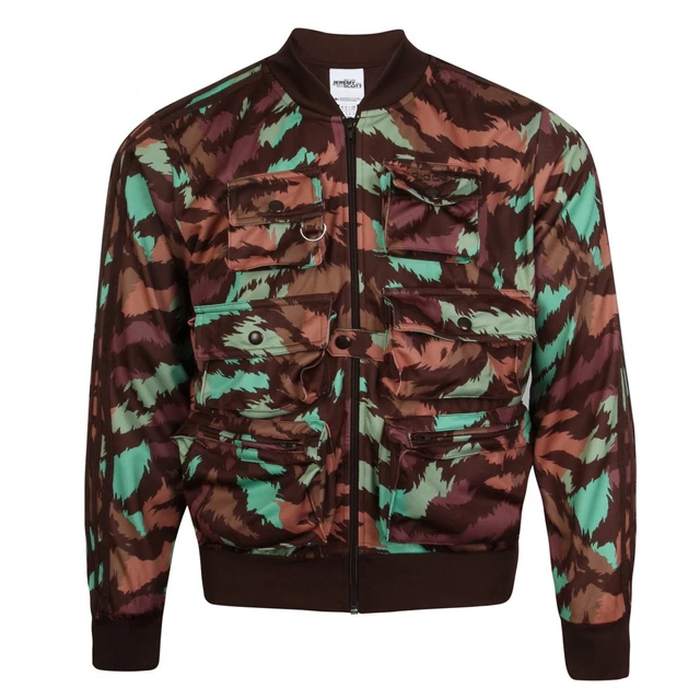 ADIDAS ORIGINALS X Jeremy Scott Pescatore Tt Felpa Tuta Mimetici