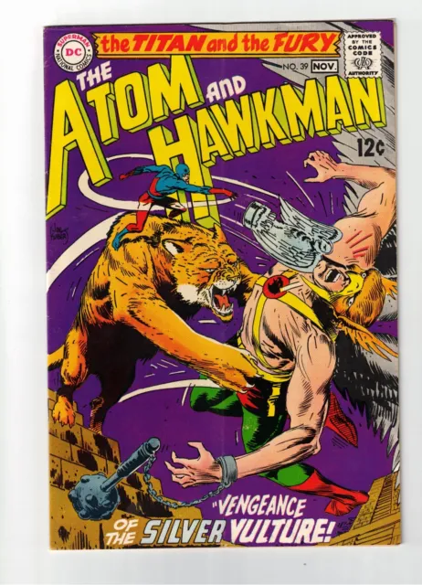 The Atom and Hawkman # 39 DC Silver Age Comic