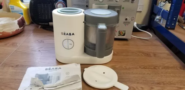 Beaba Babycook Neo Baby Food Steamer Blender. Grey.