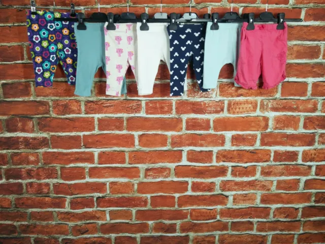Baby Girls Bundle Age 0-3 Months Next Disney M&S Etc Leggings Trousers Set 62Cm