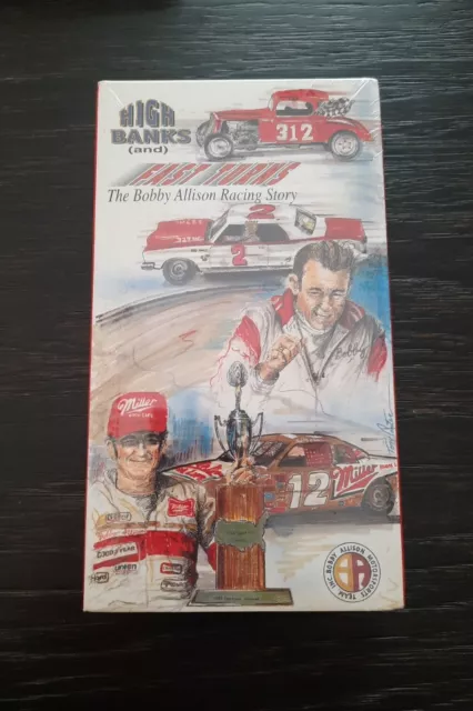 HIGH BANKS AND FAST TURNS VHS The Bobby Allison Racing Story NASCAR BRAND NEW HIGH BANKS AND FAST TURNS VHS The Bobby Allison Racing Story NASCAR BRAND NEW