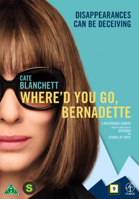 WHERE'D YOU GO, BERNADETTE (2018) *REGION 2* Cate Blanchett, Kristen Wiig *NEW*