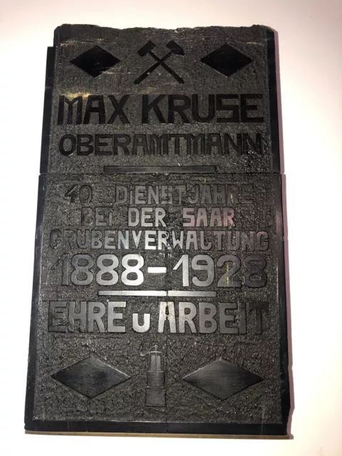 Konvolut Grubenverwaltung Bergbau Saar 1888-1928 ** Toprarität **