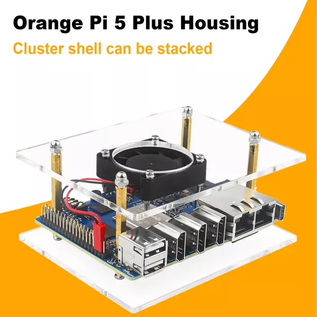 Orange Pi 5 Plus Orangepi Protective Shell One-Layer Cluster Acrylic Shell