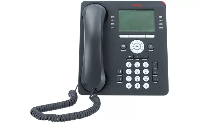 Avaya - 700480585 - 9608 Kabelgebundenes Mobilteil 8Zeilen Schwarz IP-Telefon