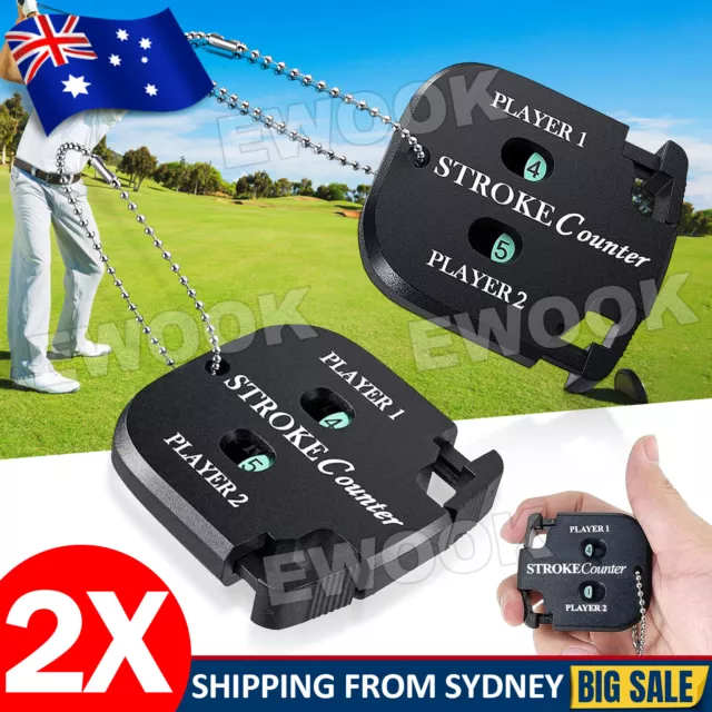 Golf Stroke Shot Putt Score Counter Two Digits Display Both Can Count Up to 99