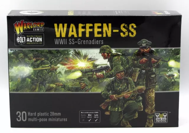 Bolt Action 402012101 German Waffen-SS [Plastic] (WWII SS-Grenadiers) Infantry