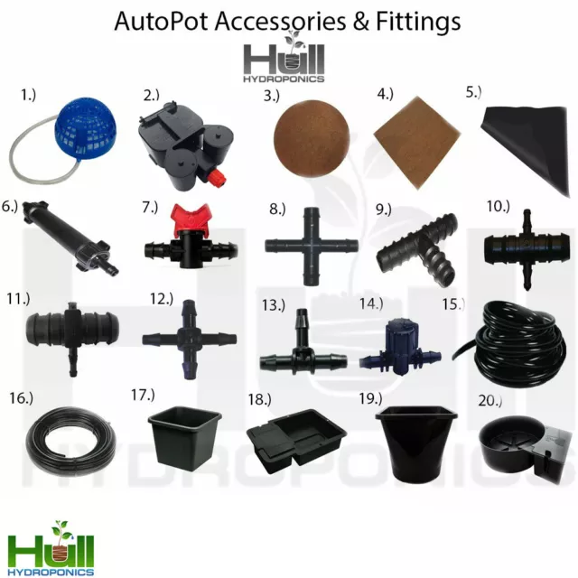 Autopot Irrigation Watering System Parts/Spare Accessories Connectors Older 6mm