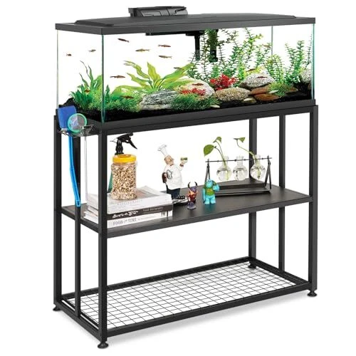 Fish Tank Stand Metal Aquarium Stand 40 Gallon Fish Tank Table with Aquarium