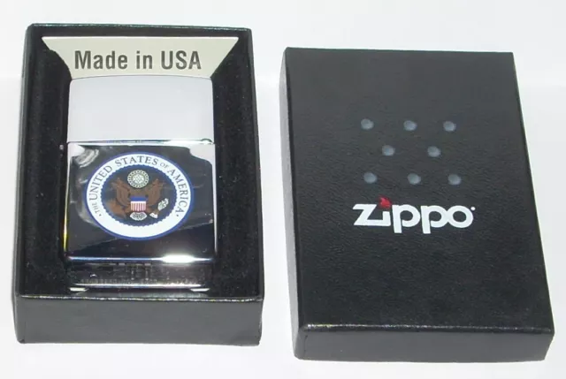 2002 Zippo Seal of The United States of America Wind proof Cigarette Lighter