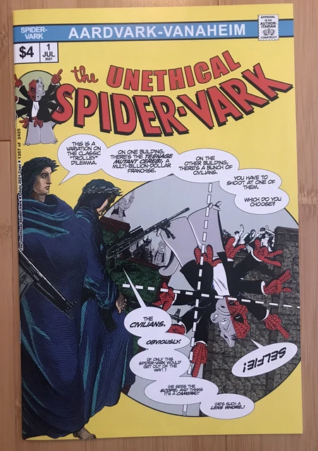 Unethical Spider-vark One Shot Aardvark Vanaheim Comic Cerebus 1st Print 2021 NM