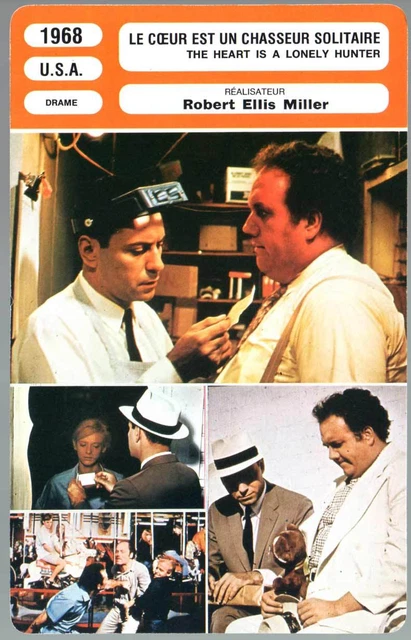 FICHE CINEMA : LE COEUR EST UN CHASSEUR SOLITAIRE - Arkin,Locke,Barrett 1968