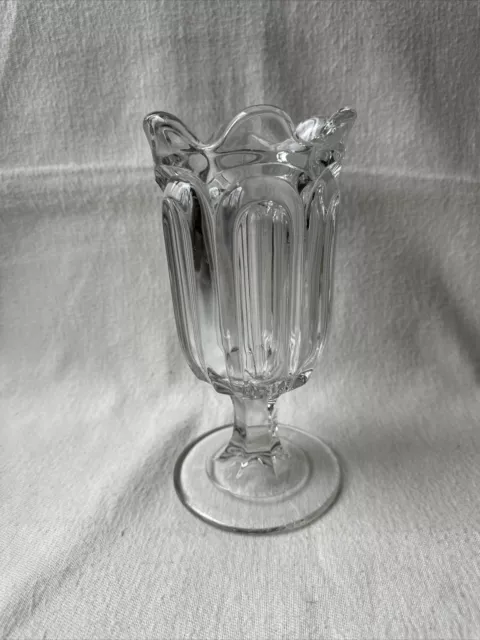 EAPG Early American Pattern Seneca Loop Flint Glass Celery Vase