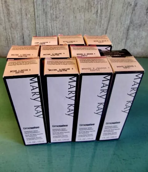 NEW NIB LOT 11! Mary Kay Timewise Luminous Wear Liquid Foundation / Iluminator NEW NIB LOT 11! Mary Kay Timewise Luminous Wear Liquid Foundation / Iluminator