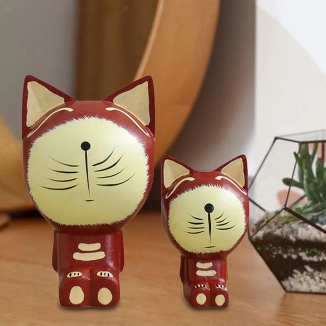 SEINHIJO Statua Gatto In Metallo 24 Cm - Decorazione Moderna Per Casa, Regalo Elegante Per Amanti Degli Animali - Foto 4
