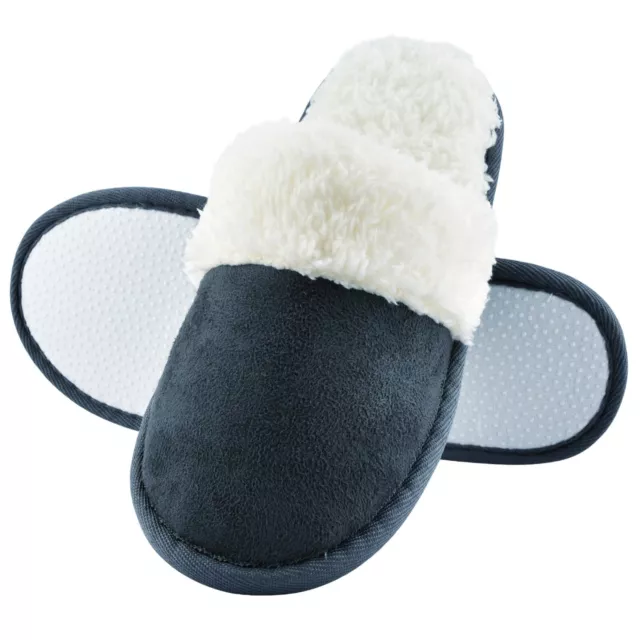 Herren Winter Warme Hausschuhe Pantoffeln Pantoletten Filzpantoffeln Slippper