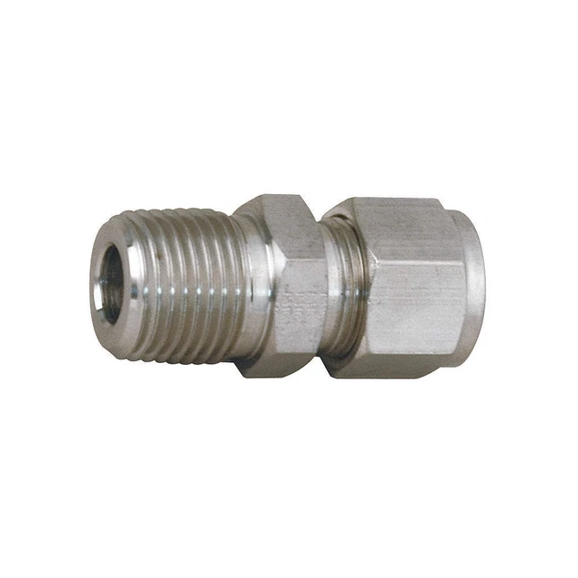 PARKER 4-8 FH4BZ-SS Thrmocpl Connect, 316 SS, CPIxM, 1/4x1/2In