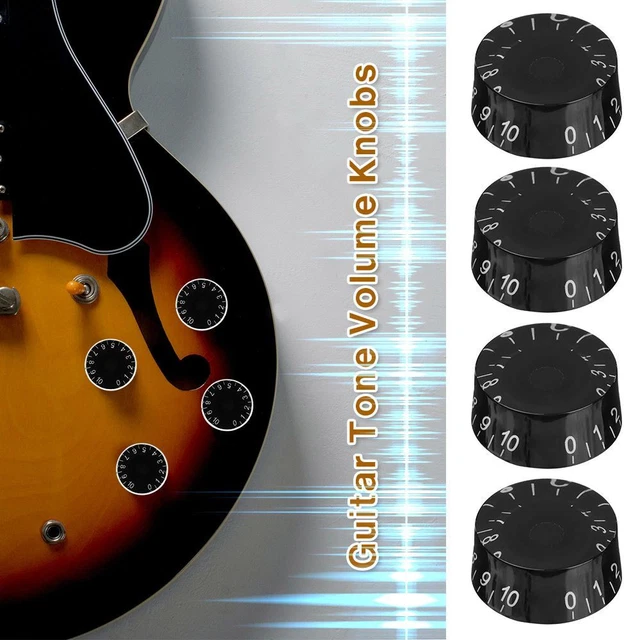 Tune Switch TUNING SWITCH ELECTRIC Guitar Speed Control Bucket Shape Knob For Les ...
