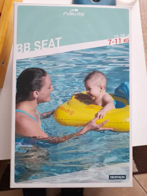 Bouée de piscine gonflable avec siège pour bébé de 7-11 kg NABAIJI
