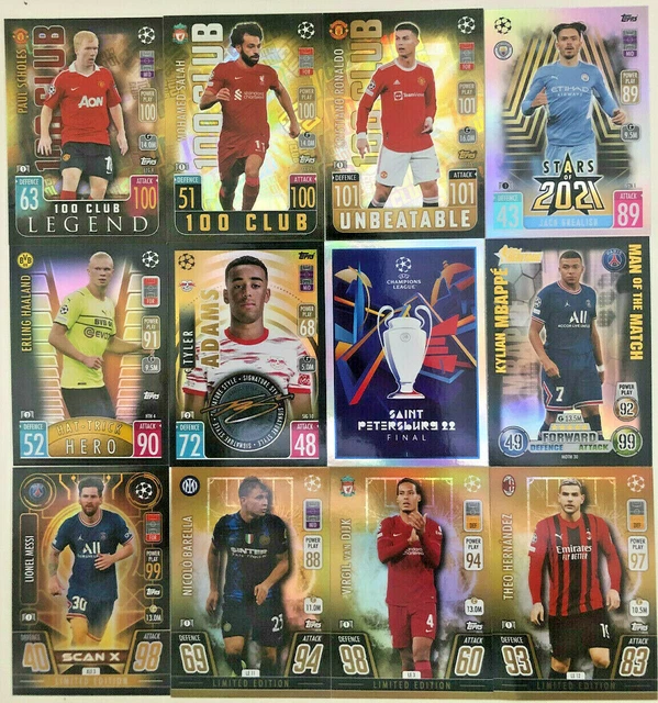 MATCH ATTAX EXTRA 2021/22 21/22 Limited Editions/ 100 Club/ Other