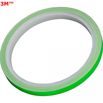 StickersLab - Strisce Adesive Rifrangenti Per Cerchi Moto - 3M™ Serie 580E - Larghezza 7 Mm, Lunghezza 6 Metri - Colore Nero - Alta Rifrangenza E Resistenza Meteo
