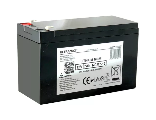 Steele SP-GG120 1200 Watt 12V 7Ah Generator Replacement LITHIUM NCM Battery