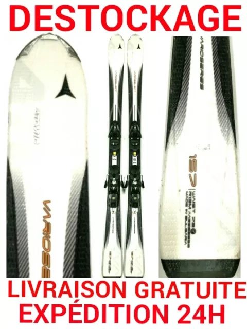 ski occasion adulte ATOMIC "VARIOTECH" tailles: 164cm ou 171cm+fixations