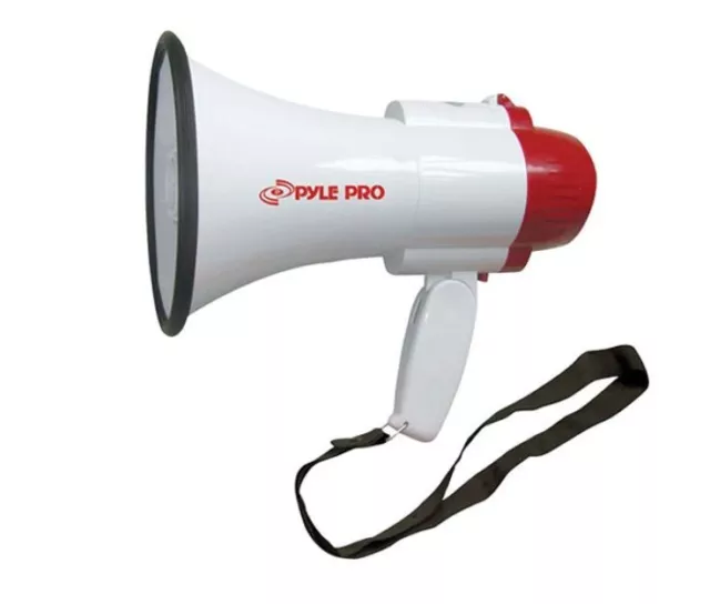 Pyle Pro PMP30 30W Megaphone with Siren (White) 2