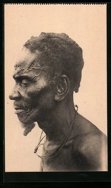 CPA Bobaie du village de Madjuku - Lukenie, Alter Afrikaner