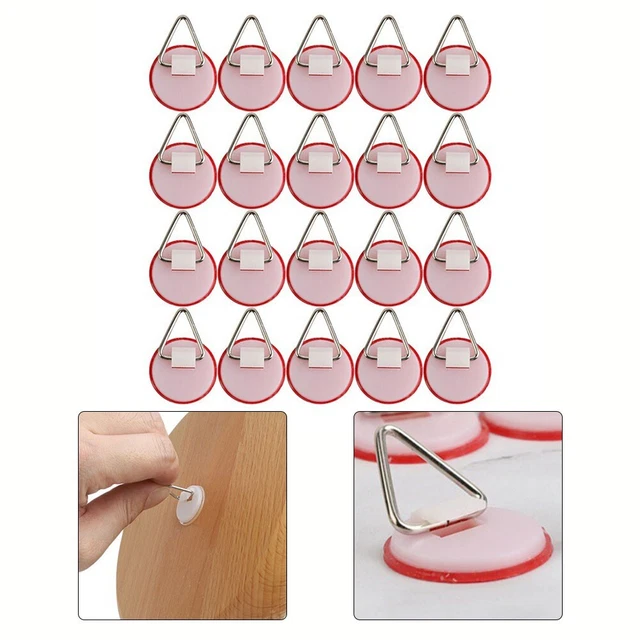 Photo Cintres Pour Home Office Hardwall Cadres Accroche Des Photos Crochet Cloison Sèche Art Peinture Photos De Mariage Miroir Horloge Murale Support Clous Crochets 106pack, 35lb Maximum Load