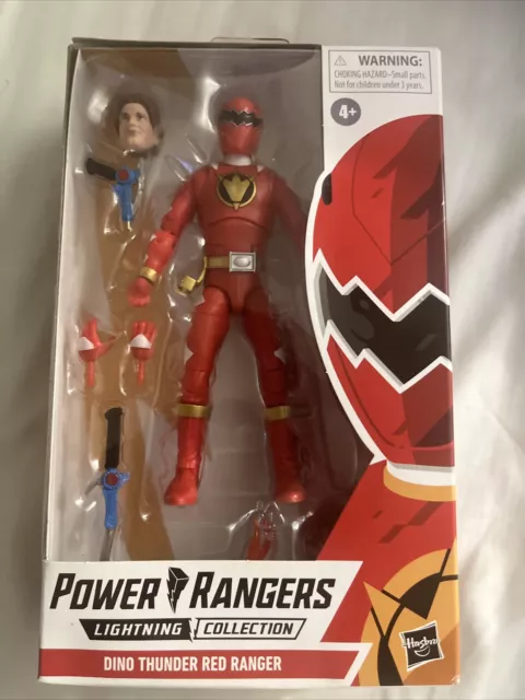 Hasbro Power Rangers Lightning Collection Dino Fury Red Ranger 6-in Action  Figure