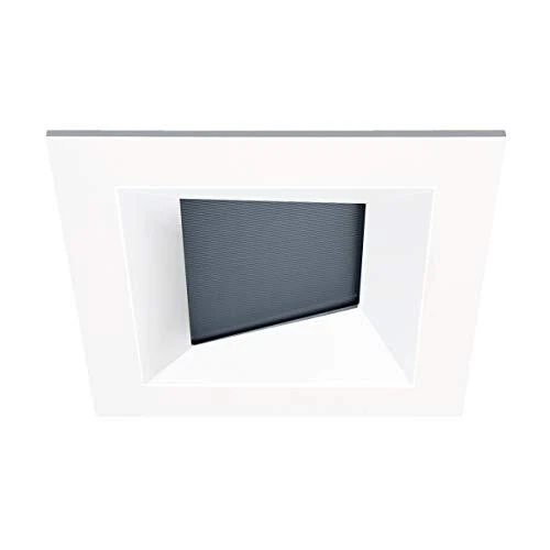 WAC Lighting R3CSWT-WT Oculux Architectural 3.5" LED Square Wall Wash Trim White